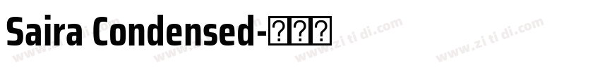 Saira Condensed字体转换